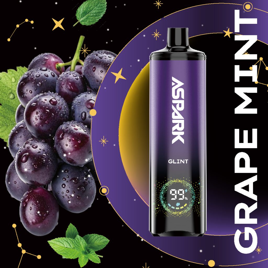 ASPARK E-SHISHA GLINT Flavor - Grape Mint