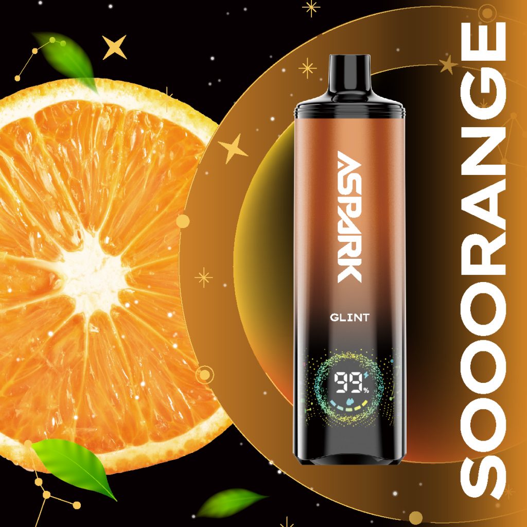 ASPARK E-SHISHA GLINT Flavor - sooorange